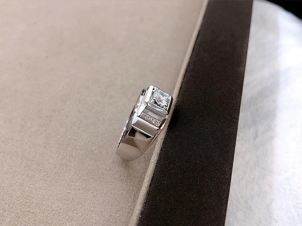 Jewelry gold white Diamond Ring Men Design Ring