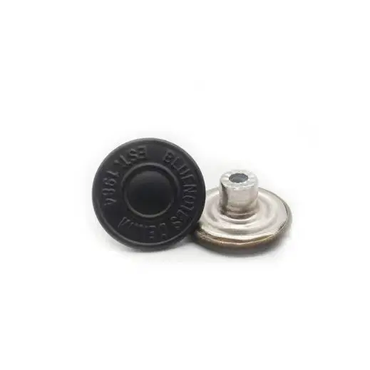 Custom beautiful designer buttons can be customized LOGO Brass button rivets Metal jeans button