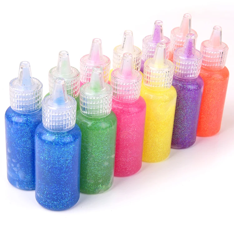 Ex-factory Price Safe Non-toxic Liquid Glitter Glue Paper Arts Glitter Glue For Kids DIY Craft