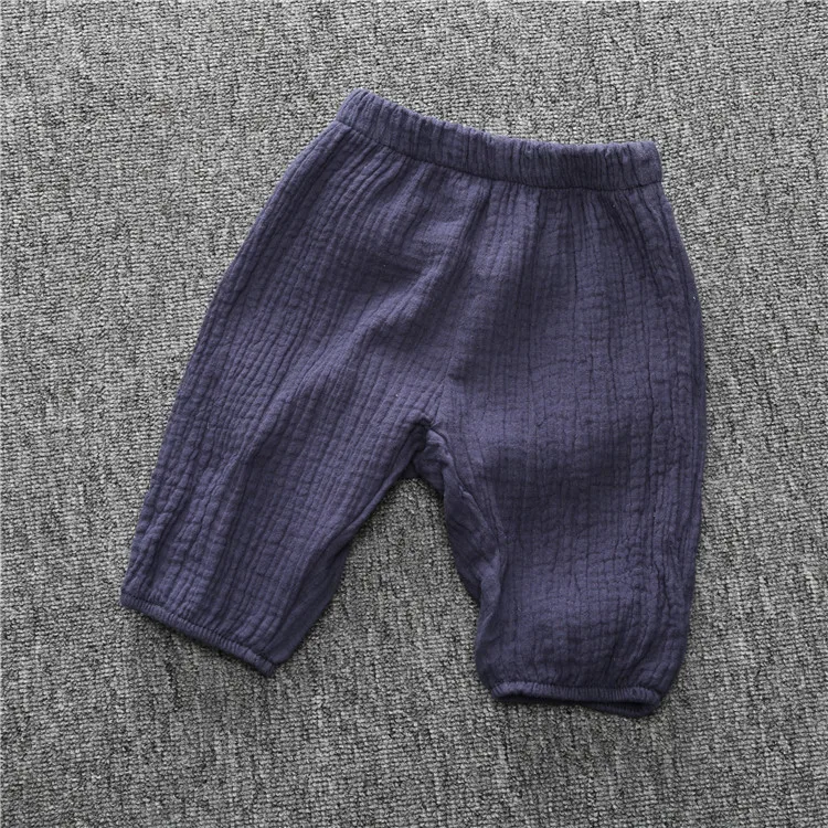 
Hot sale wholesale boutique summer cotton multicolor elastic waist solid color outer children kids casual baby pants shorts 