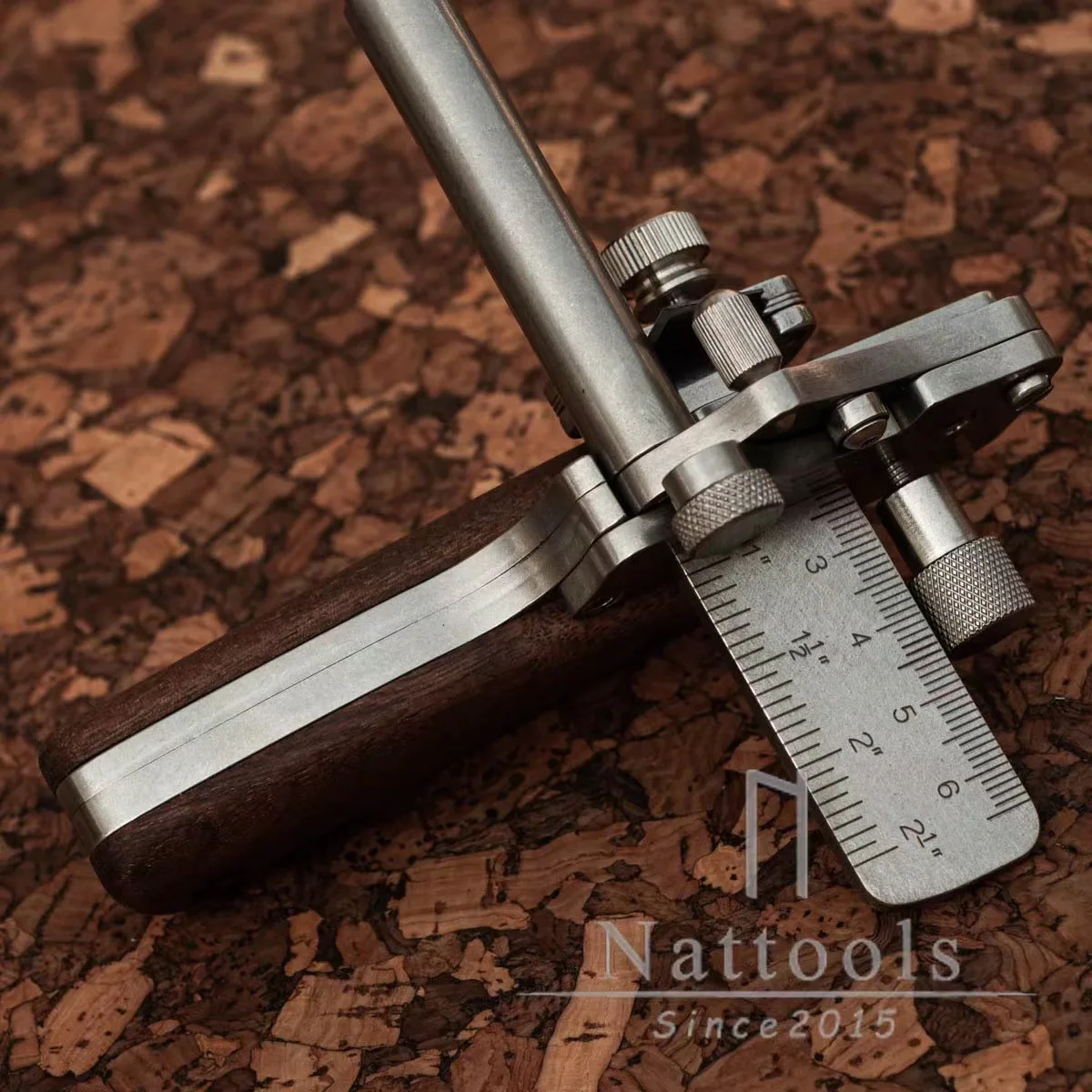 Nattools Belt Cutter Stainless Steel Leather Strip Cutter Handmade DIY Leather Strip Cutter