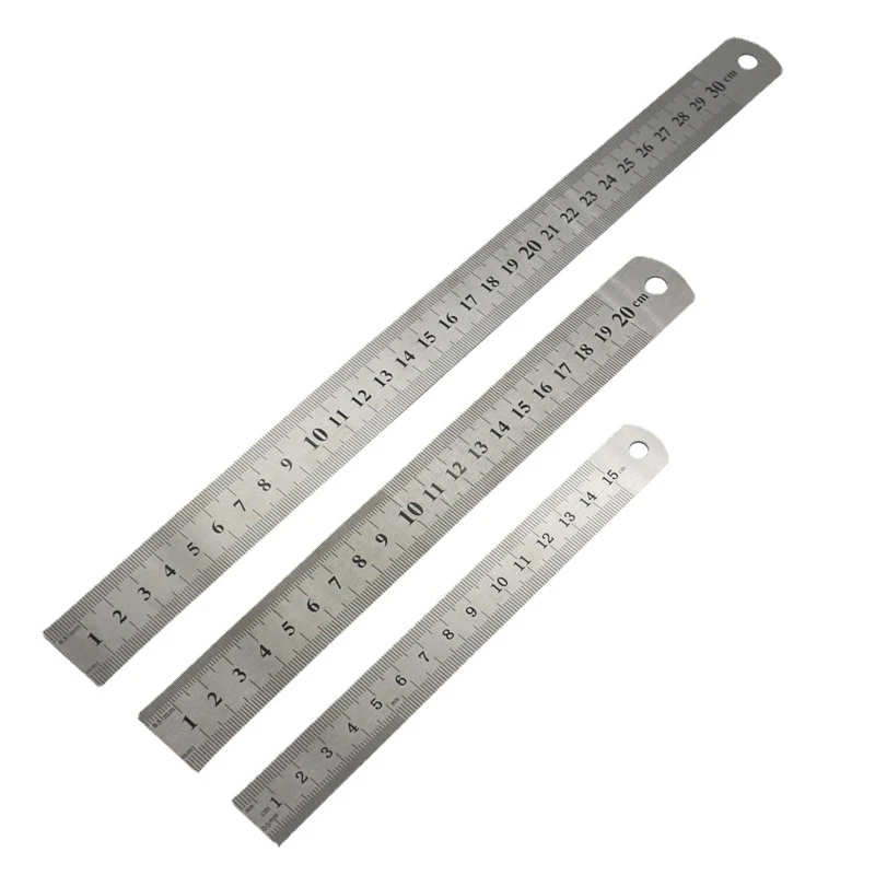 Custom Metal Stainless Steel Straight Ruler 150-2000mm Thicken Ruler