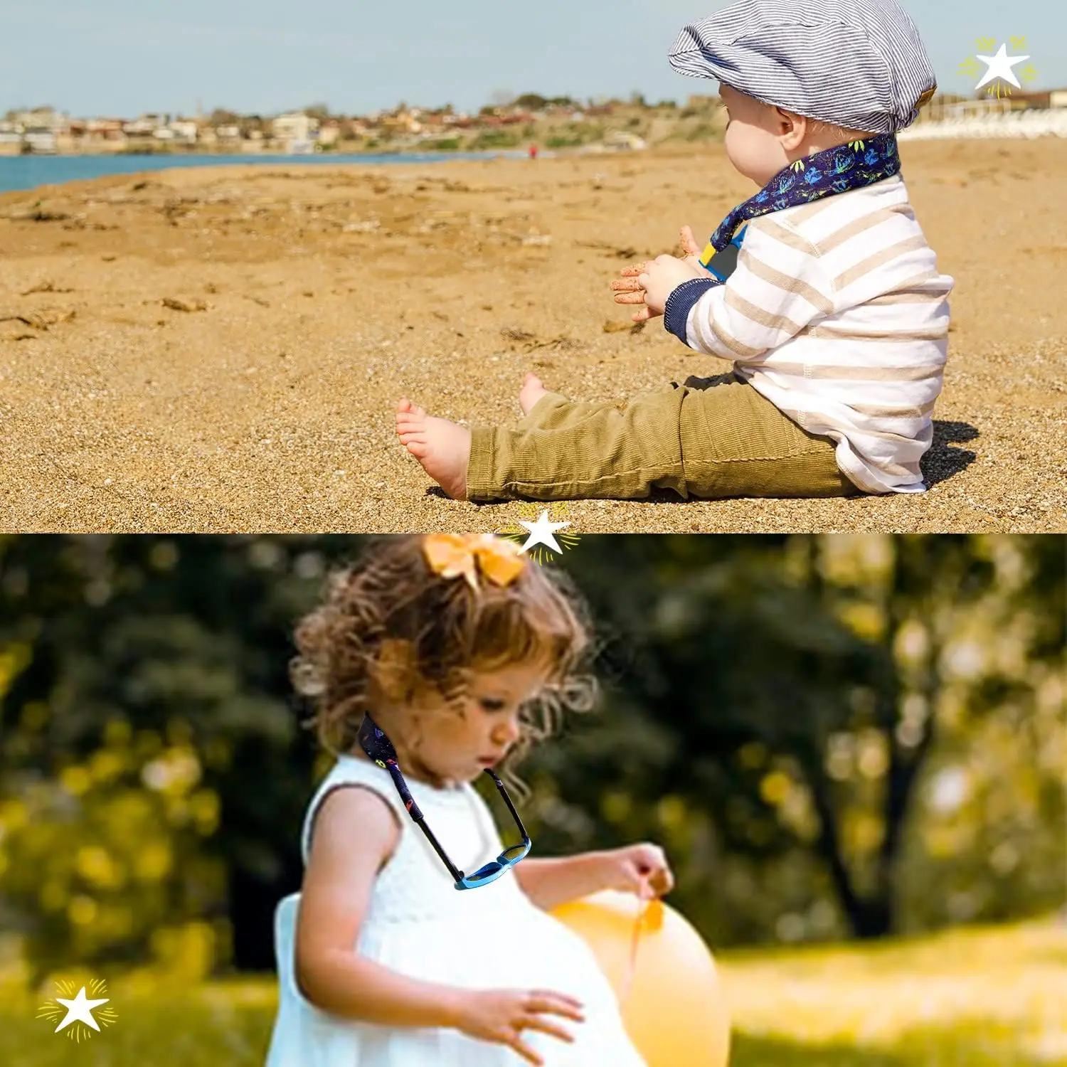 Custom Design Kids Eyewear Retainer, Eyeglasses & Sunglasses Strap for Kids, Floating Sunglass Lanyard for Kids