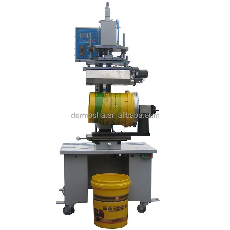 DM-5BC High Speed Cylinder Semi Automatic Heat Transfer Logo Machine For Printing