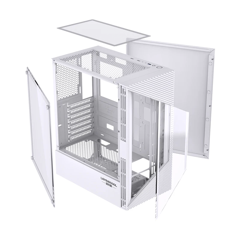 LOVINGCOOL Most Popular High Quality ATX Gaming Case Desktop Computer Chassis Mid Tower PC Gabinete Gamer RGB PC Case