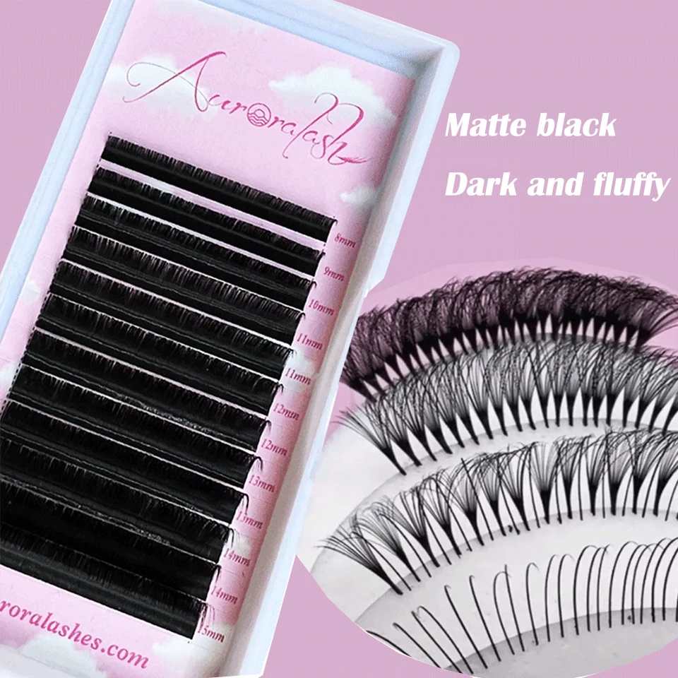 Soft Handmade Eyelashes Mink Fur Eyelashes Individual Lashes Velvet J B C Cc D Dd L Lc Ld M Curl Volume Eyelash