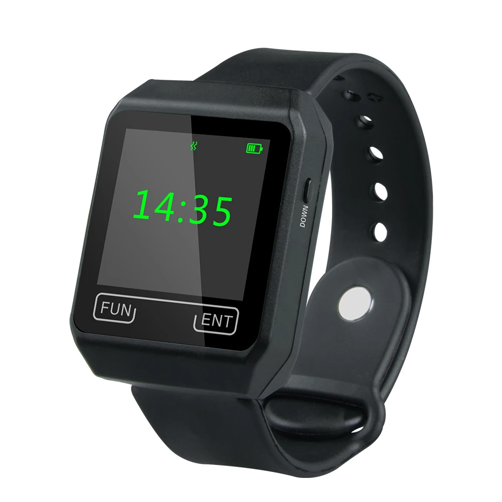 WirelessLinkx APE6800 Wireless Restaurant Waiter Calling Watch Pager Calling System