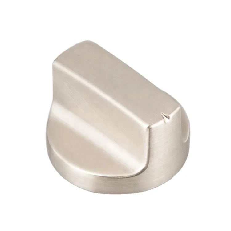 OEM ISO9001 замак сверкающая хромированная отделка алюминиевый вращающийся переключатель управления газовой плиты ручка по низкой цене