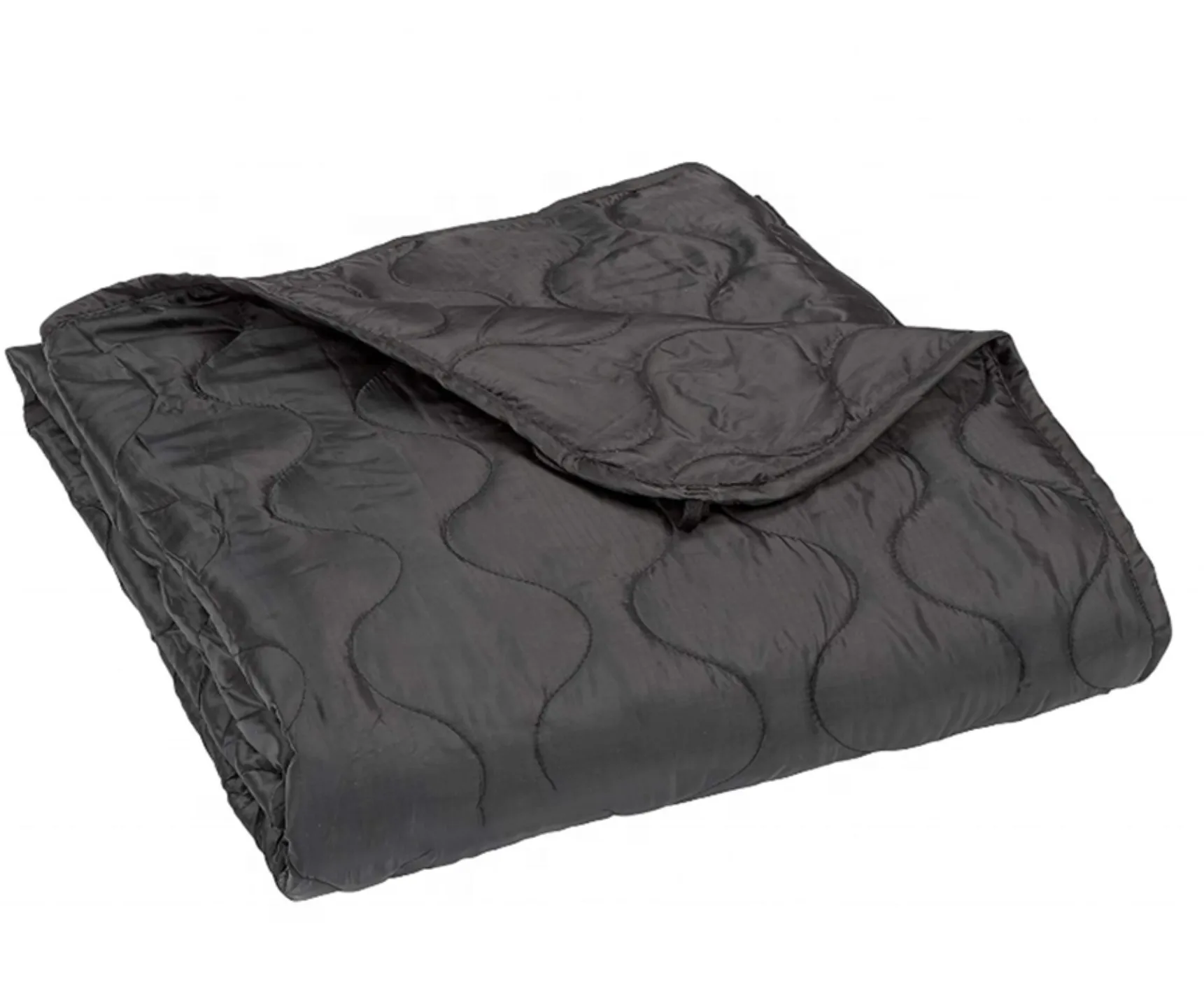 Tactical  Durable Rip-stop Waterproof Fabric Blanket Black Poncho Liner Sleeping Pad