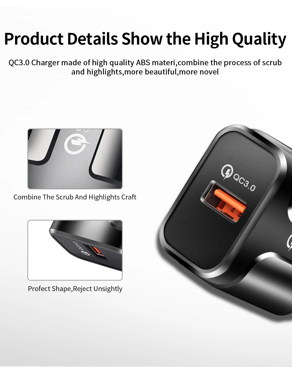  Unionup CE 1 USB 18 Вт Быстрая зарядка QC 3 0 настенное быстрое зарядное устройство для мобильного телефона iPhone 100-240 в домашний адаптер питания переменного