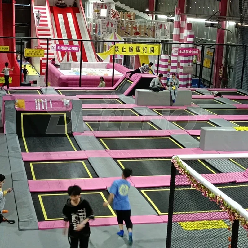 Hot Selling 14ft Professional Trampoline for Kids and Adults Durable Indoor Sports Equipment Unisex Polypropylene Material