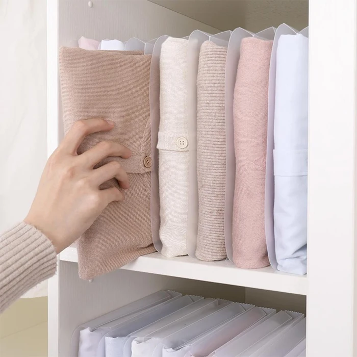 closet organizer customized t shirt organizer clothes folding board plastic folding board