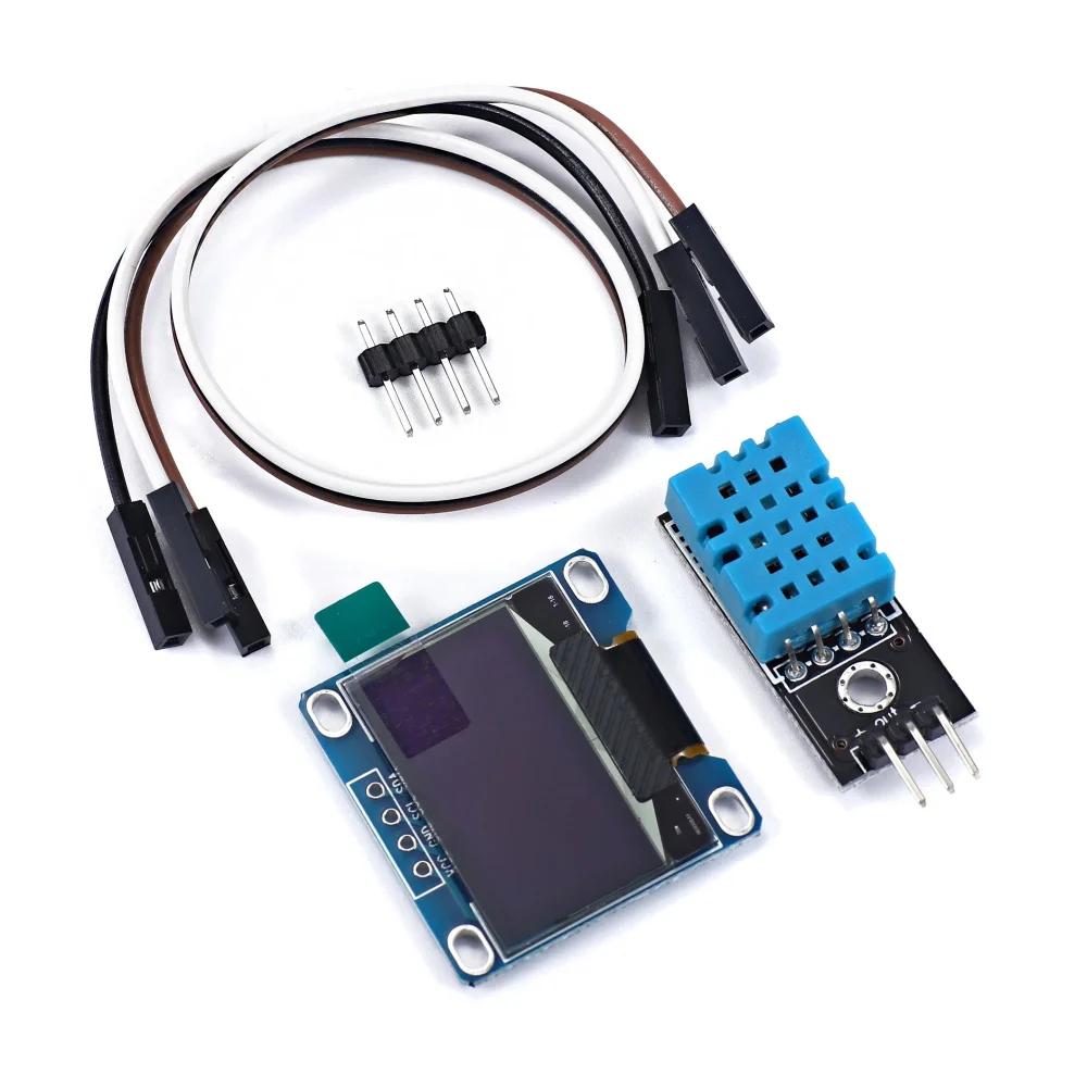 ESP8266 IoT Development Board + DHT11 humidity sensor +0.96 oled Display SDK Programming ESP-12F Wifi Module Small System Board