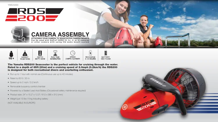 Water sports underwater diving power electric scooter