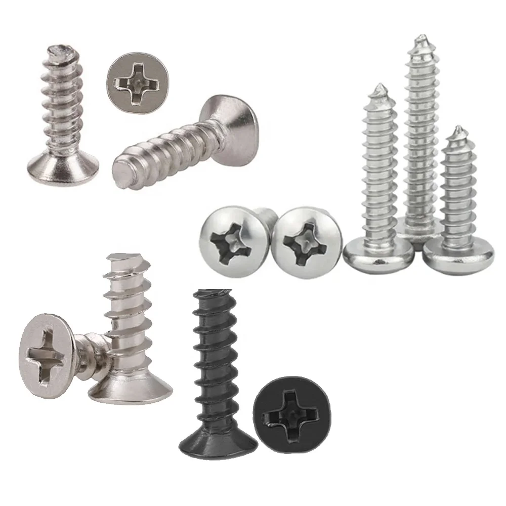 m2 m3 m4 m5 countersunk flat truss head torx stainless steel chipboard self tapping wood screws