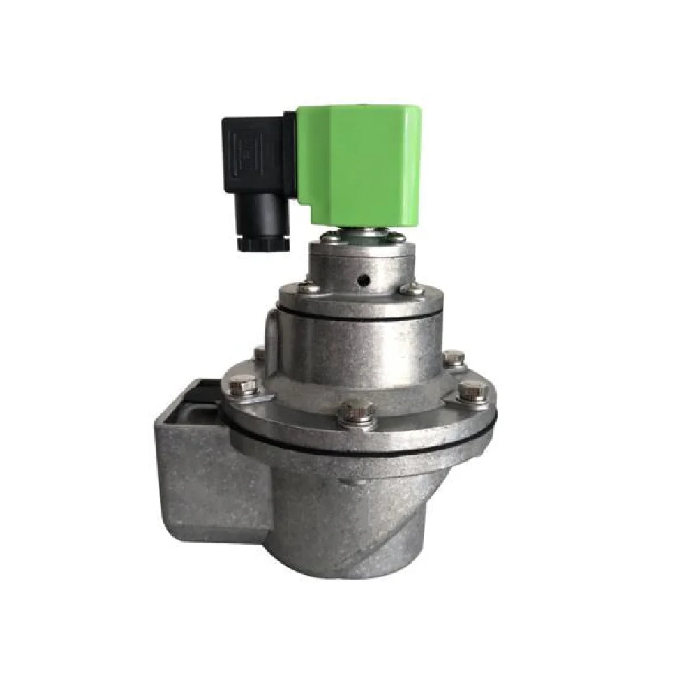 DMF-Z-40S 1-1/2' Threaded Right Angle Dust Collector Solenoid Pulse Jet Diaphragm Valve for Baghouse