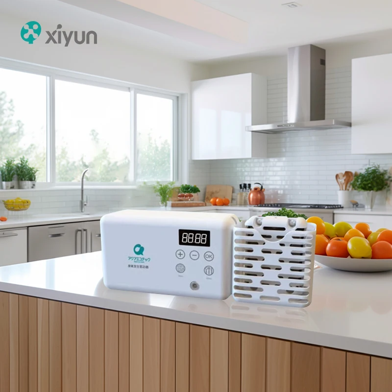 Vegetable and fruit washers Mini Food Purifier Portable Fruit Vegetable Washing Machine For Cleaning Fruits And Vegetables