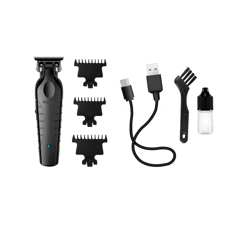 Electric Machine USB rechargeable Cordless Barberia Hair Trimmer Barber Trimmer Professional Barber Haircut for KM-2299