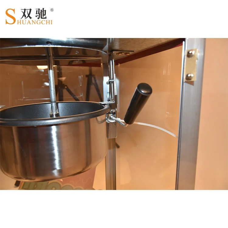 Guangzhou Hot sale Commercial 8Oz Kettle Pop Corn Making Machine Big Popcorn Machine with Food Warmer For Sale