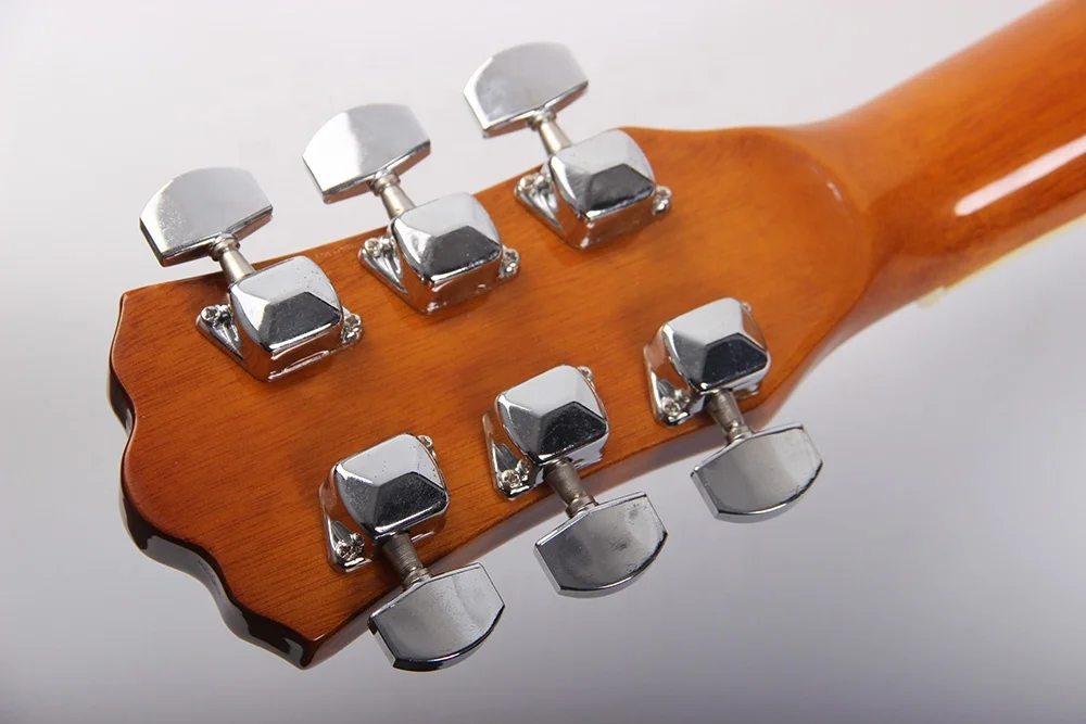 Factory OEM Guitar Acoustic Electric New Model 40 Inch Linden Basswood Material Cutaway High Gloss Surface
