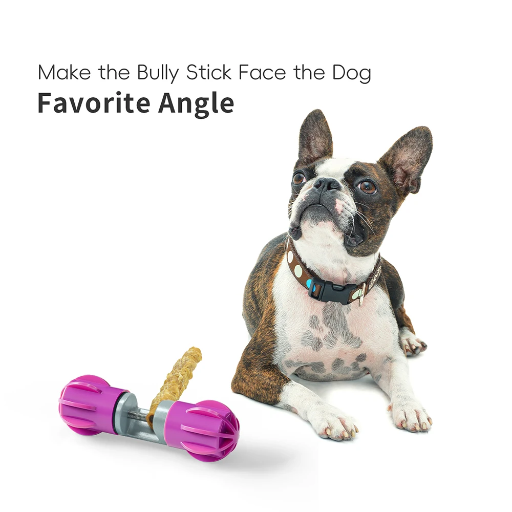 Wholesale New Design Bully Stick Safety Device No Choking Durable Bully Stick Holder Accept Customization