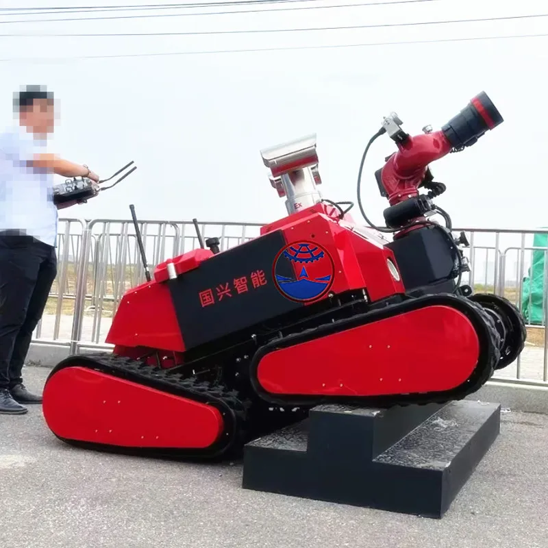 Взрывозащищенный робот RXR-MC100BGD пожаротушения ATEX 4wd