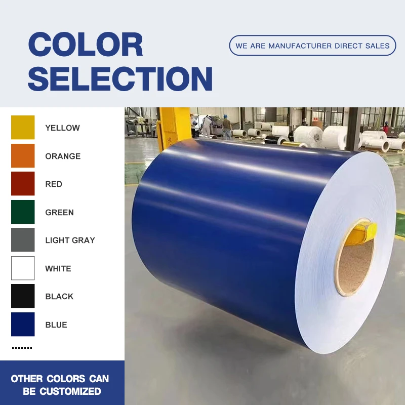 Wholesale Factory Price Pre-Painted Aluminum Coils in 1060 3003 3004 5052 Color Coated Roll