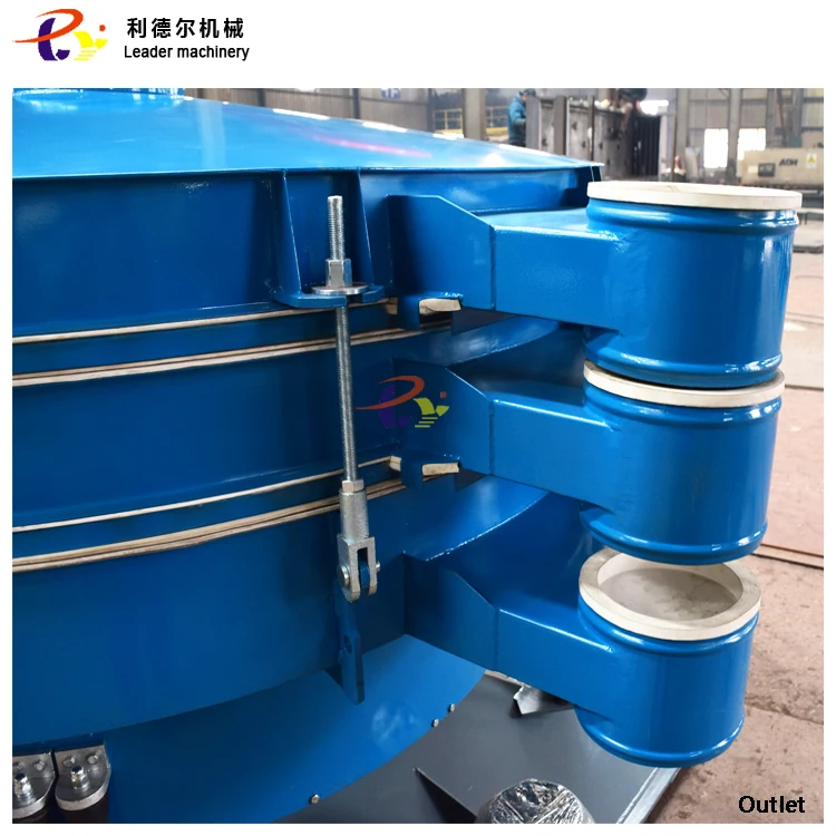 Limestone Rocking Pollen Sugar Round Vibrating Tumbler Screen Sieve For Spice Herbs