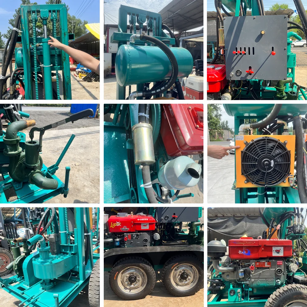AKL-150Y+ Easy Operation Hydraulic Drilling Machine Small Water Well Drilling Rig Machine
