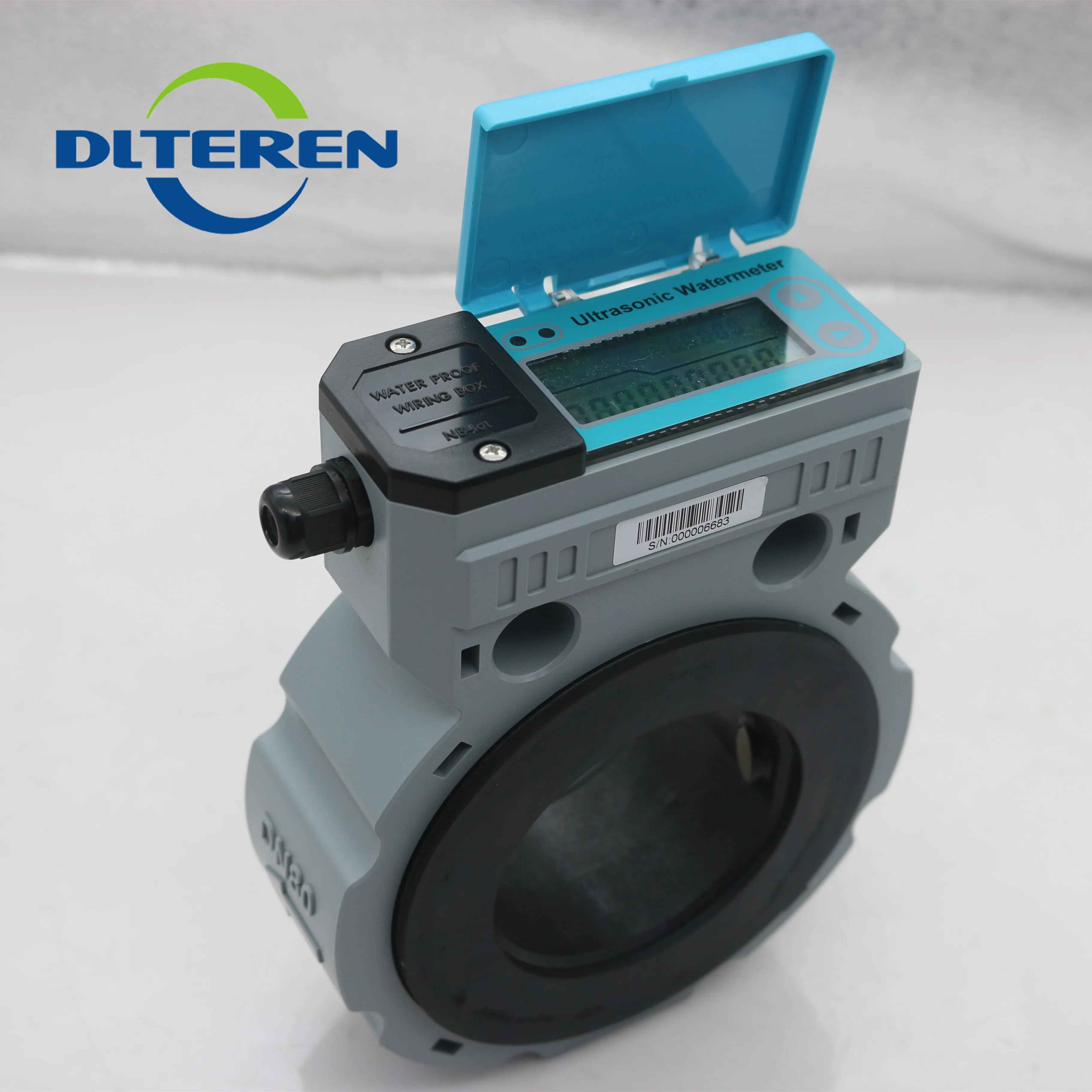 DN50-150 RS485 Ultrasonic Flow Meter Card Type with Modbus Sandwich Clamp-on/External External Application Measurement