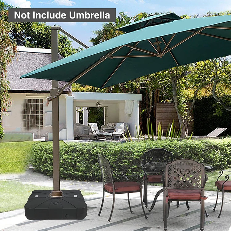 33x33 Inch Outdoor Umbrella Base Umbrella Water Base Concrete Umbrella Base