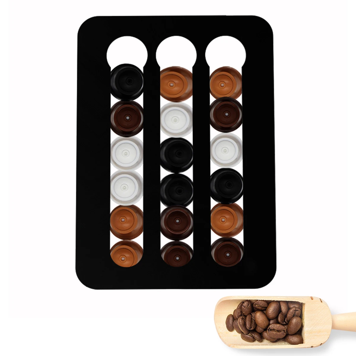 1PCS Factory Hot Selling Holder Office Organizers Dispense Capsules Storage Box For Coffee Pod Stand Caja Para Capsules De Cafe