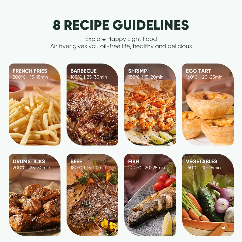 German Air Fryer Ovens 10L Capacity Household that Crisps, Roasts, Reheats, & Dehydrates, for Quick, Easy Meals