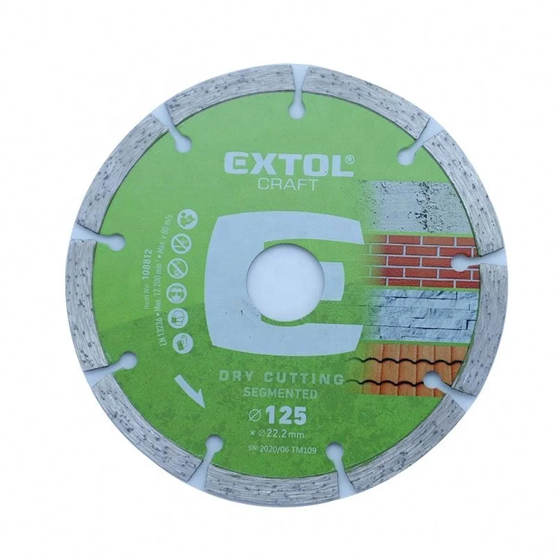 108812 EXTOL EXTOL Craft high quality segment dry diamond cutting blades for home unprofessional and DIY