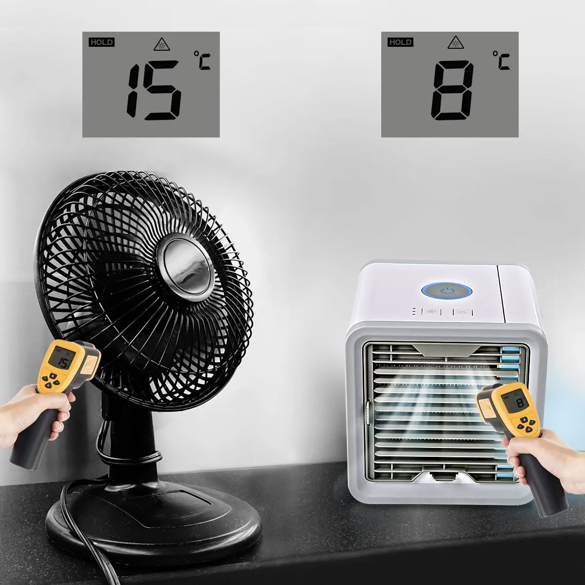 Customized LED Night Light USB  Portable Mini Air Conditioning