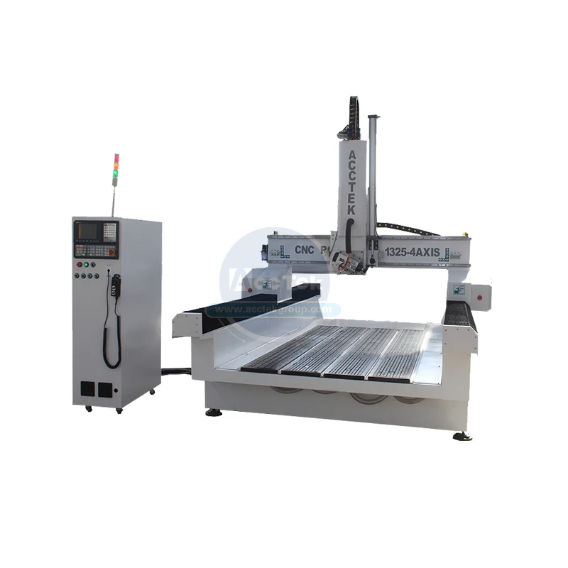 Hot Sale 2021 Automatic 4 Axis Cnc Router Aluminium 3D Wood Cnc Router 1325 Furniture Industry for sale