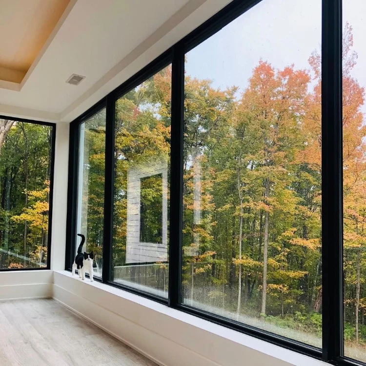 Factory Direct Selling Big Fixed Picture Window Customized aluminium windows extra large picture window