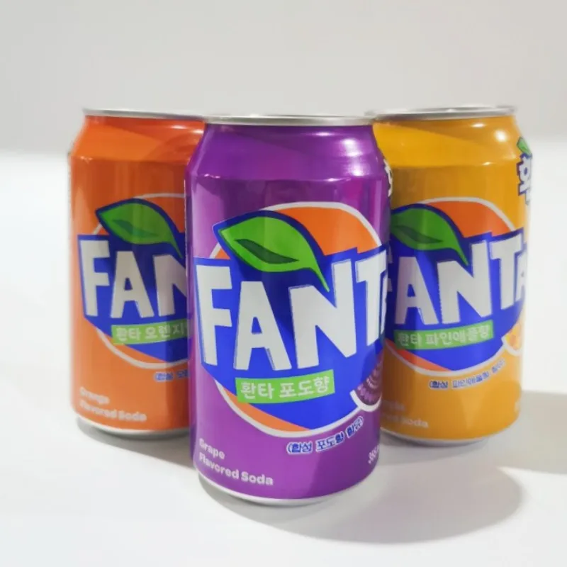 wholesale Korean snacks popular soda drinks multi-flavor sparkling water 355ml*24