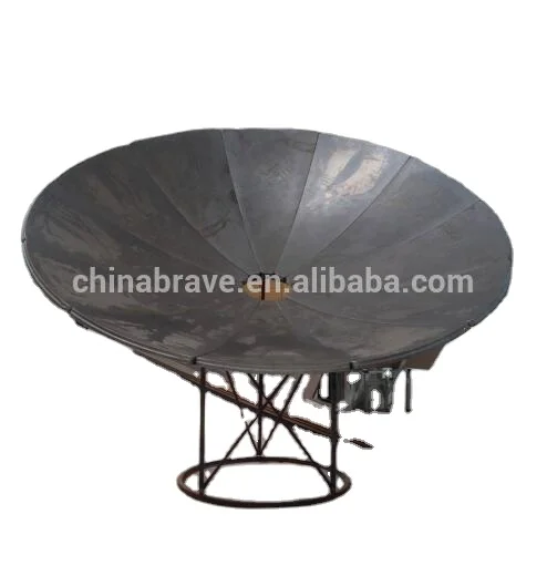 1.2m 1.5m 1.8m 2.1m 2.4m 3m 6m C/KU-band satellite dish antenna pole ground mount