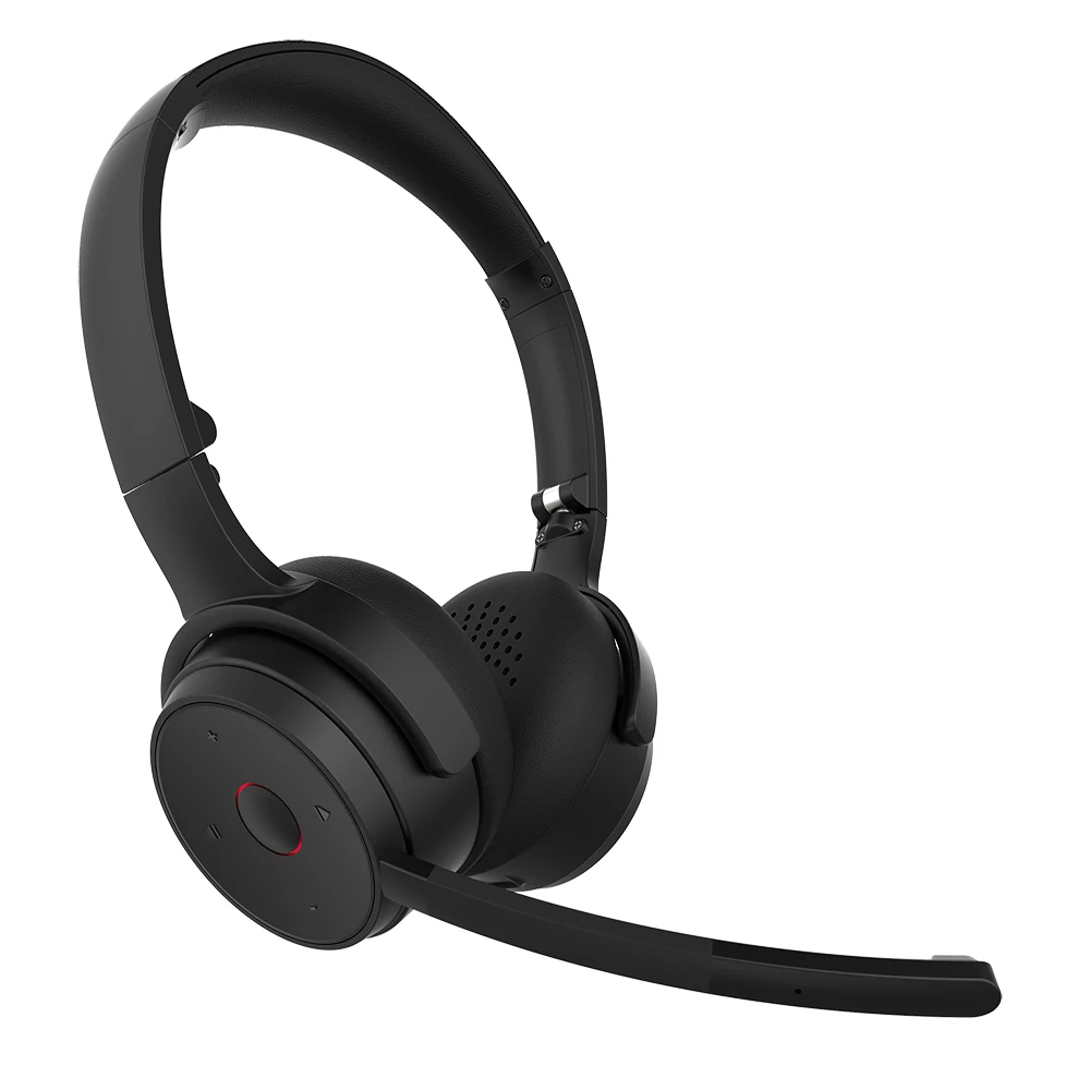 2021 Handsfree Wireless Business Office Active Noise Canceling Bluetooth Headset Headphones