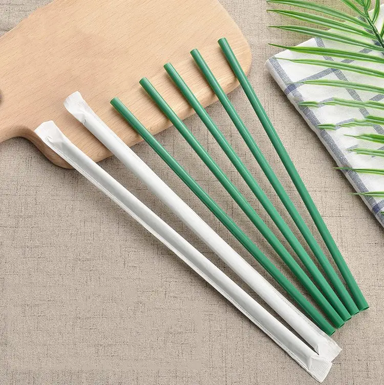 Eco Friendly Corn PLA Straws biodegradable 100% compostable Drinking Straws