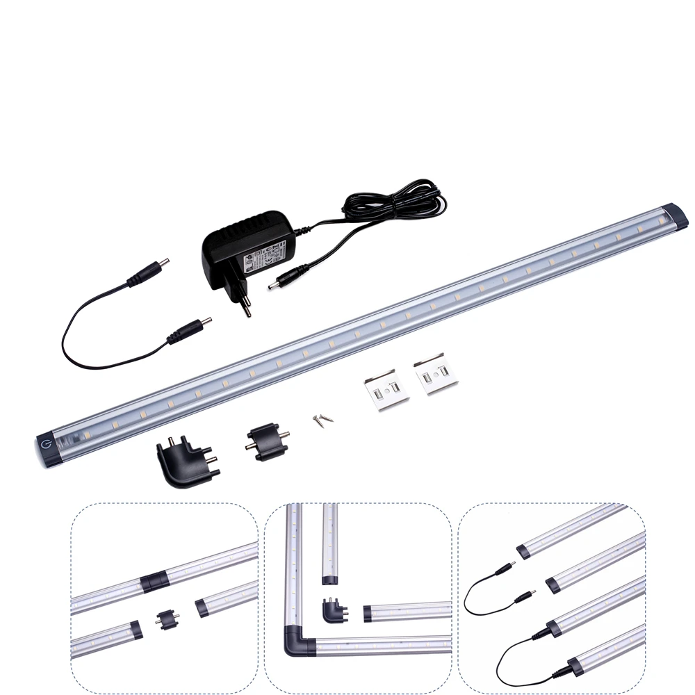 2019 High quality Flat Linear dimmable Led wine cabinet light with motion sensor,12 Volt led lighting fixtures led cabinet light