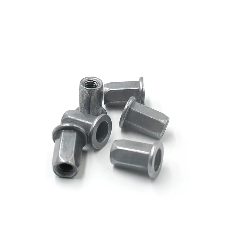 m3 m4 m5 m6 m8 m10 m12 flat head rivet hot sale blind hex air stainless steel countersunk full hexagon rivet nut for furniture