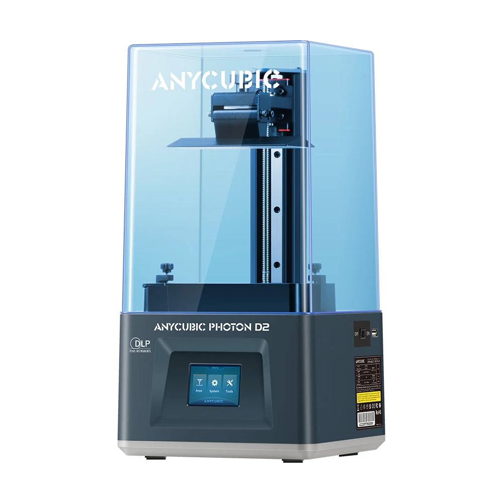 ANYCUBIC 2022 Photon D2 профессиональная Точная 3d печать полимер Dlp принтер для стоматологических ювелирных изделий