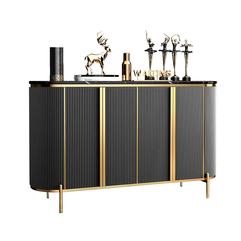 Integrated Storage Locker Nordic Luxury Household Living Room Marble Sideboard Cabinet