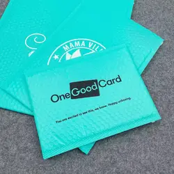 Горячая Распродажа, матовая черная алюминиевая фольга, металлик, самозапечатывающиеся, Пузырьковые пакеты для отправки почтовых отправлений с логотипом 4*8