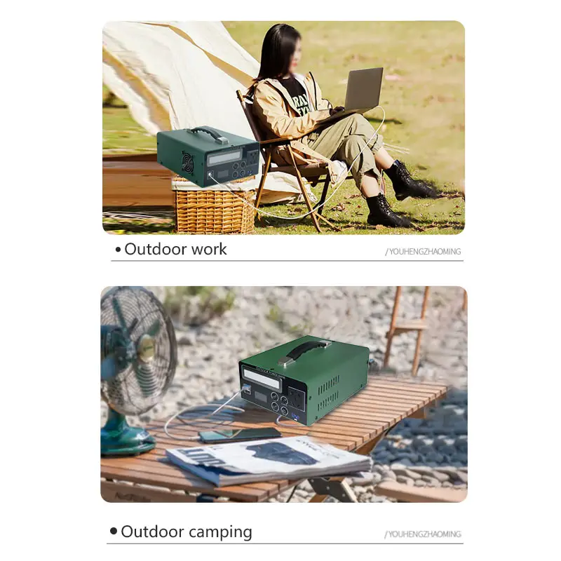 home camping allpowers with lighting AC110V 220v DC solar panel 300w 500w 800w 1000w portable power station