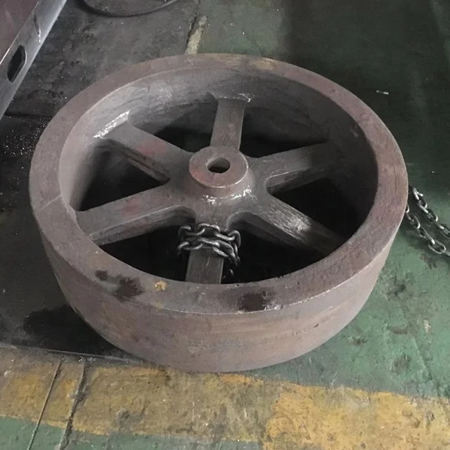 Large Diameter Oem Non Standard Steel Crane Rail Wheel