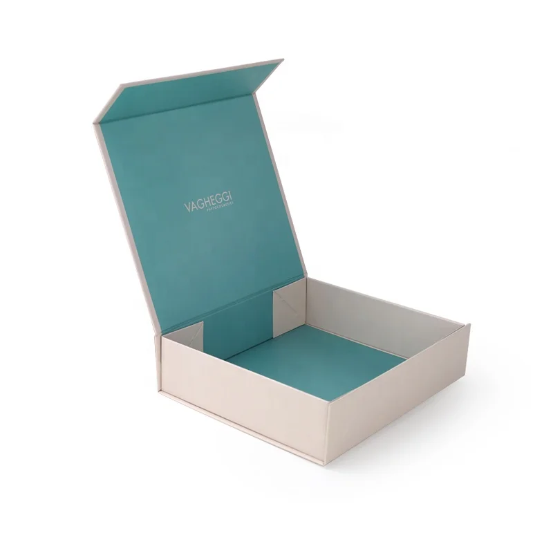 Роскошная Экологически чистая индивидуальная жесткая складная белая маленькая бумажная коробка в форме книги, магнитная подарочная коробка