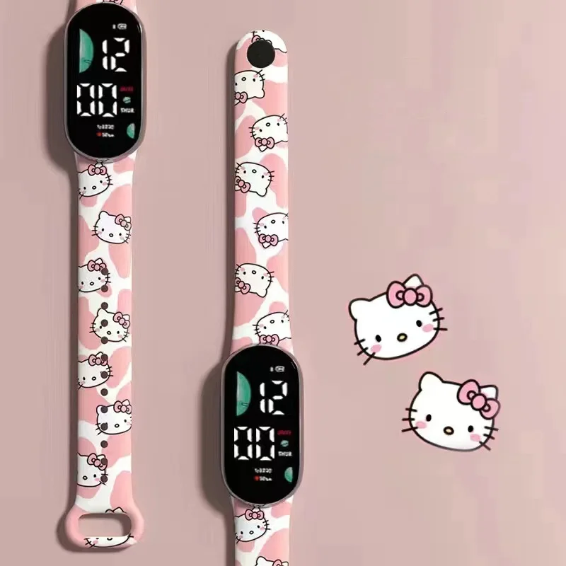 2024 New Arrival waterproof kids Digital watch for Boys Girls Cartoon watch Children lovely bracelet led electronic watch